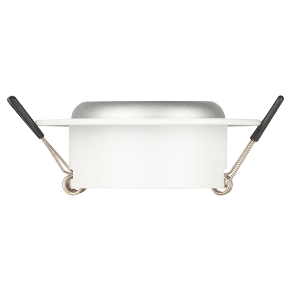 Светильник встраиваемый алюминиевый ЭРА KL109 WH/SL под лампу MR16 GU5.3 белый/серебро матовый