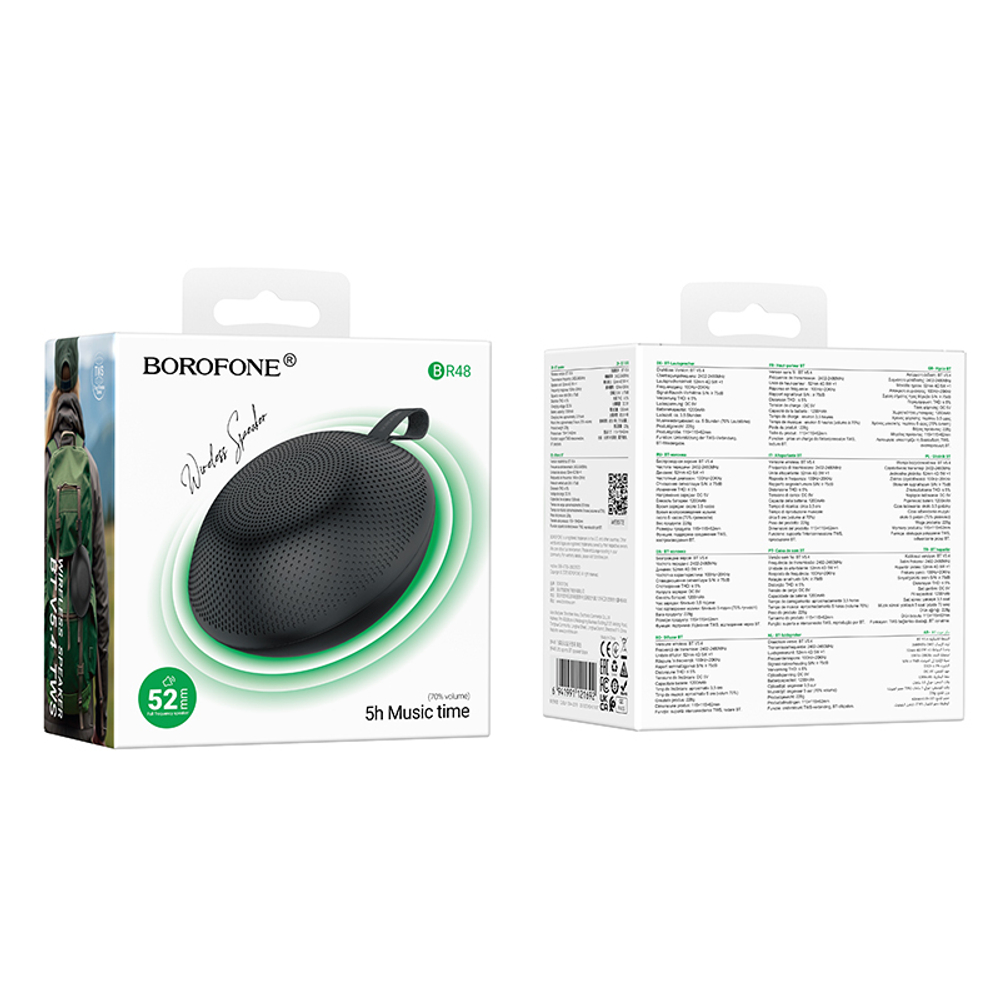 Колонка - Bluetooth BOROFONE BR48 (черный)