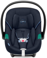 Коляска Cybex Coya Rosegold Frame Aton S2 i-Size Ocean Blue Leaf Green с дождевиком и бампером