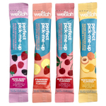 Wellah, Perfect Pick-Me-Up, водоочиститель с кофеином и L-теанином, разнообразные продукты, 20 стиков, 5,2–5,6 г (0,2 унции)