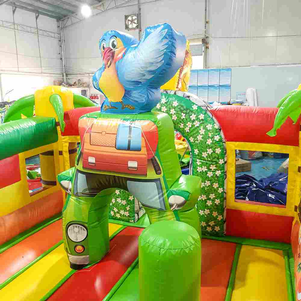 Коммерческий надувной батут «Сафари-экскурсия» 4x3.5x2,5 м