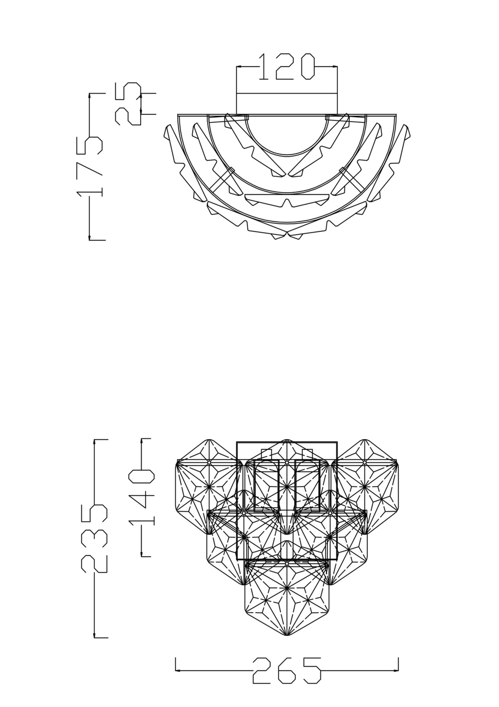 Настенный светильник (бра) Freya FR1004WL-02CH