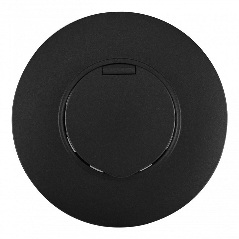 Розетка с заземлением и шторкой, с крышкой Arte Milano SET08-1 SET08-1-41-1 black