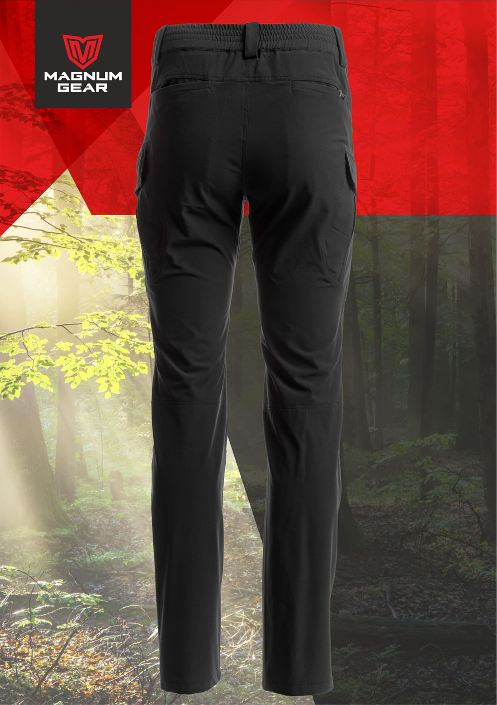 Брюки МАГНУМ TREK FLEX черный