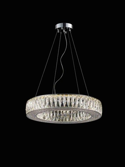 E76-ф600*H100 CHROME (1) Люстра NW