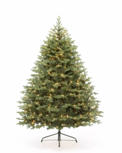 Искусственная елка Графская Премиум 150 см., 240 теплых белых LED ламп, Литая хвоя+ПВХ, ЕлкиТорг (137150)