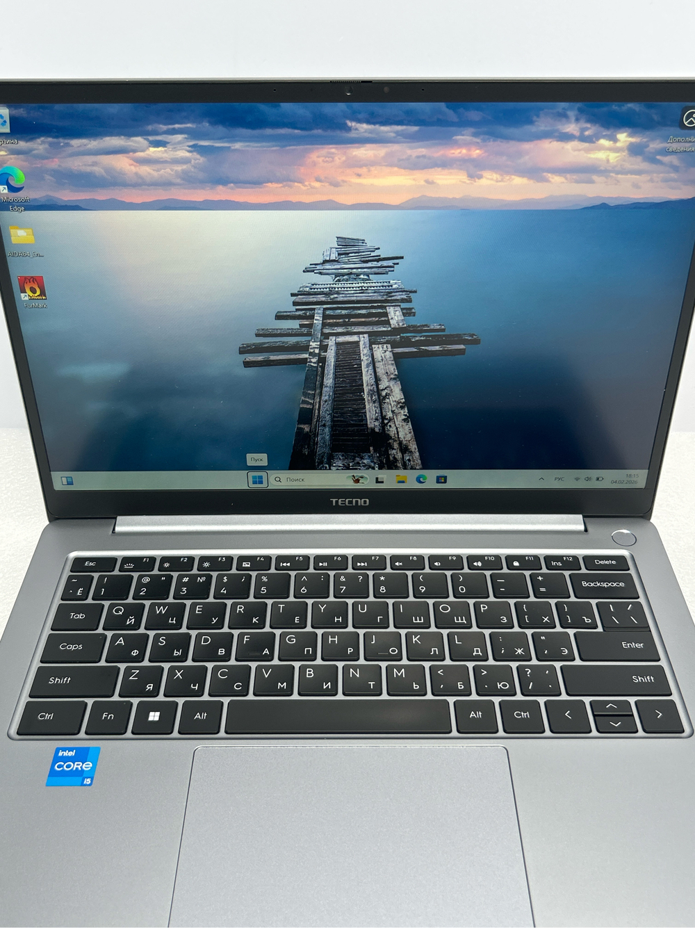 Ноутбук Tecno MegaBook T14TA 14"/Intel Core i5-1155G7/RAM 16GB/SSD 512GB/Intel Iris Xe graphics/1920x1080/IPS/Windows 11/Подсветка - кл:LED/Cерый космос. Состояние: Уценка/небольшой след. на матрице от клавиатуры