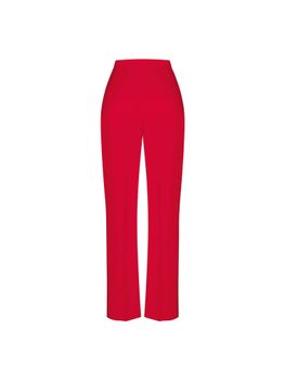 Брюки зауженные из атласа