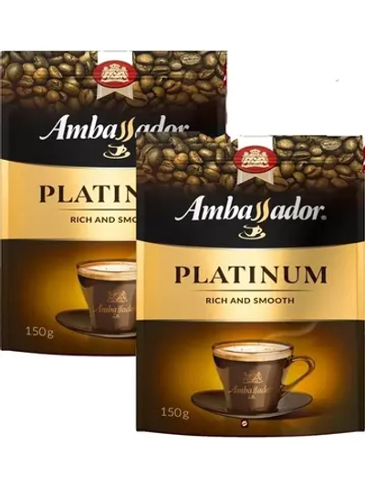 Кофе растворимый Amdassador PLATINUM 2 шт по 150 г