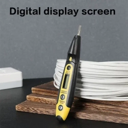 Индикаторная отвертка-тестер напряжения цифровая Deli DL8005 (12-250 В)