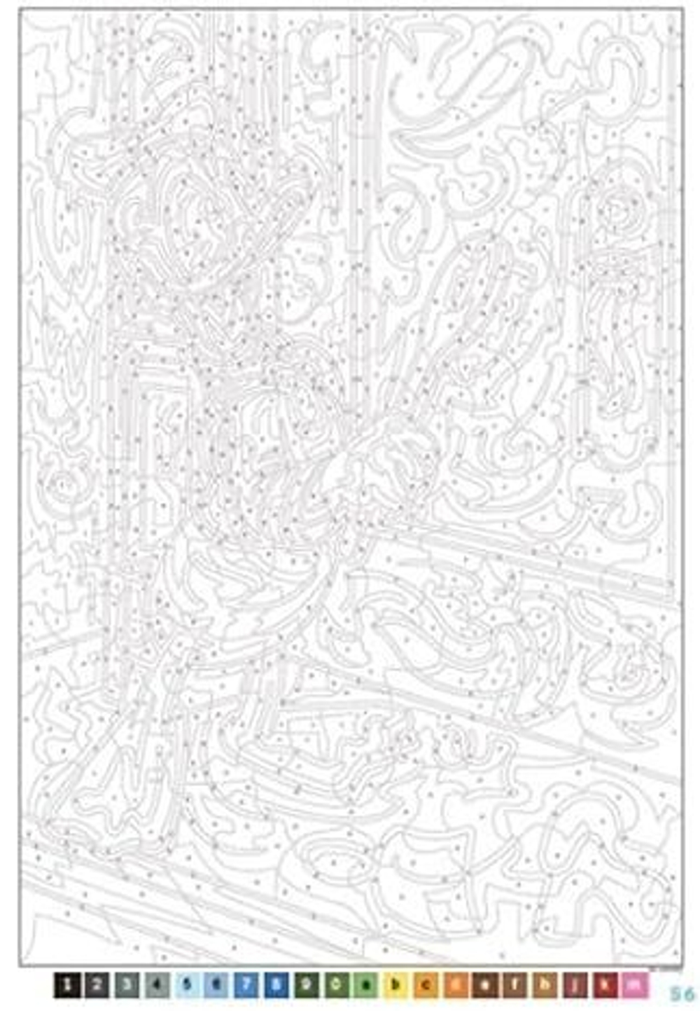Раскраска по номерам Coloriages mysteres Disney - Mickey and friends - Микки и друзья, 128стр.