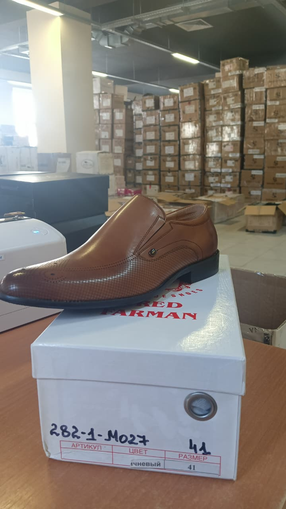 Туфли мужские FRED FARMAN 282-1-M027