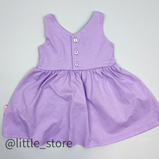 Платье хлопковое Лавандовое