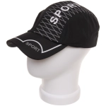 Бейсболка спортивная «Sport style», цвет черный, р58