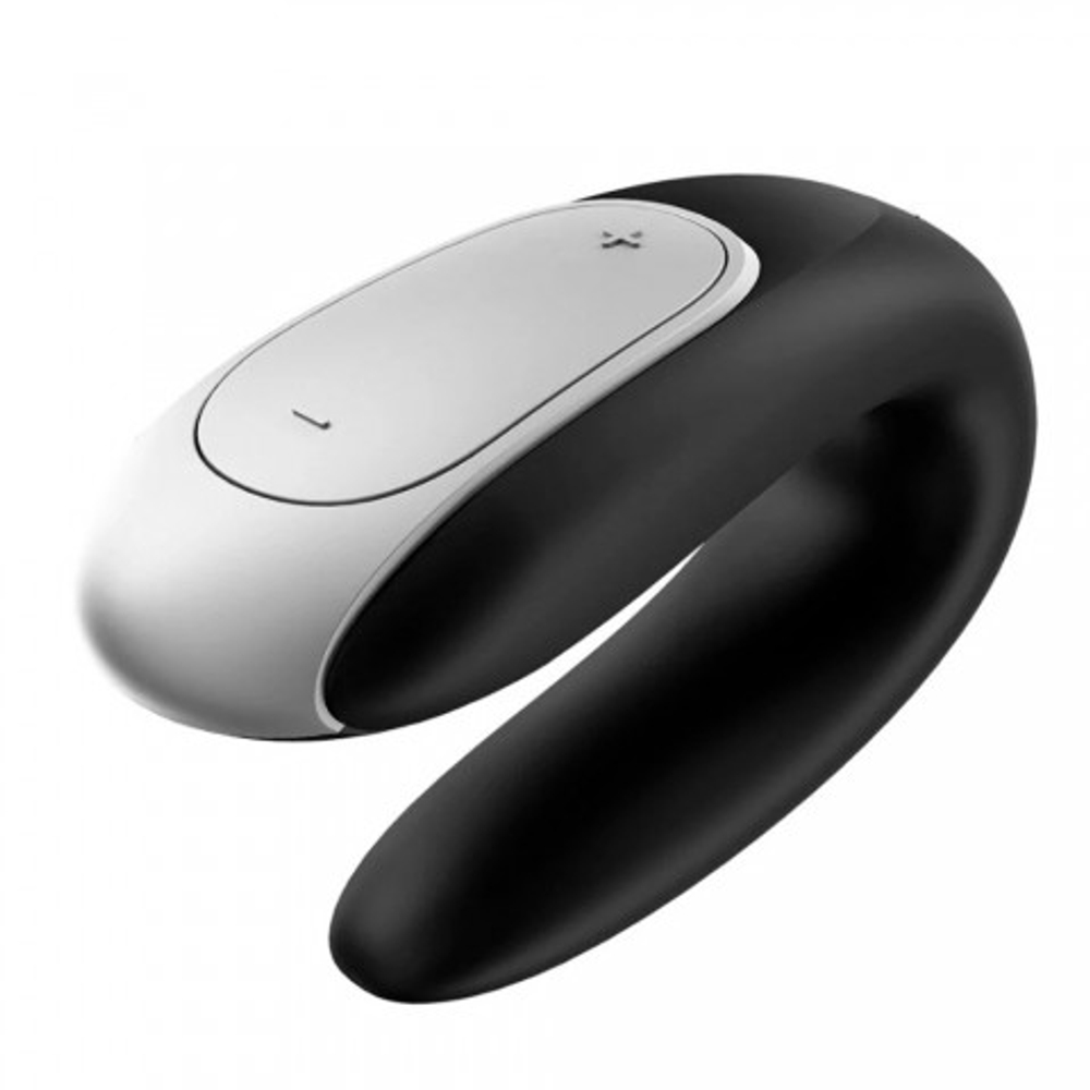 Смарт вибратор для пар Satisfyer Double Fun Connect App черный