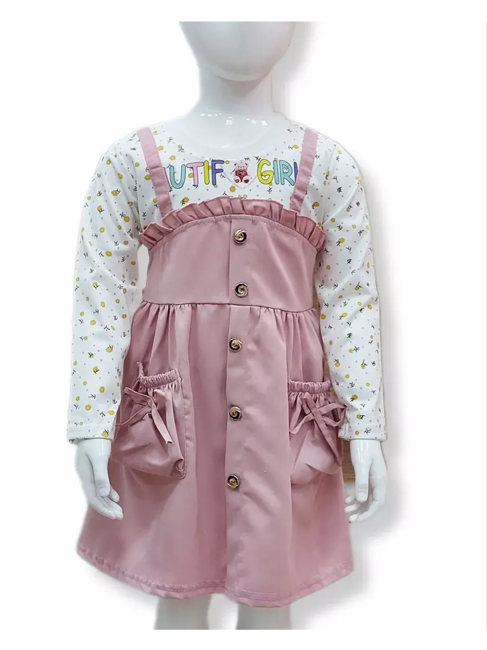 Платье для девочки с карманами