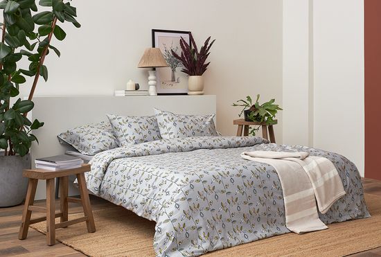 Набор наволочек "Ягоды тайги" из премиального сатина из коллекции russian north, 70х70 см