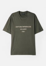 Emporio Armani Футболка с принтом - Чёрный