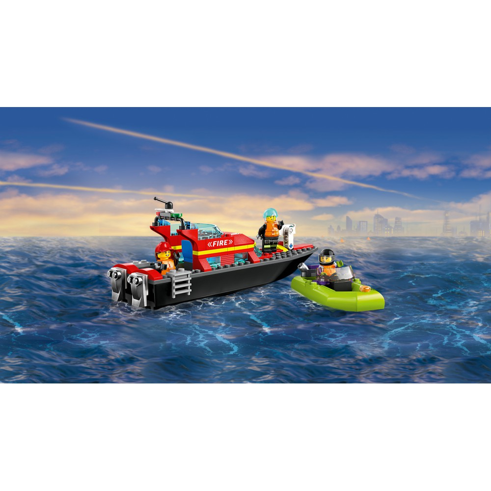 LEGO City - Пожарная лодка 60373
