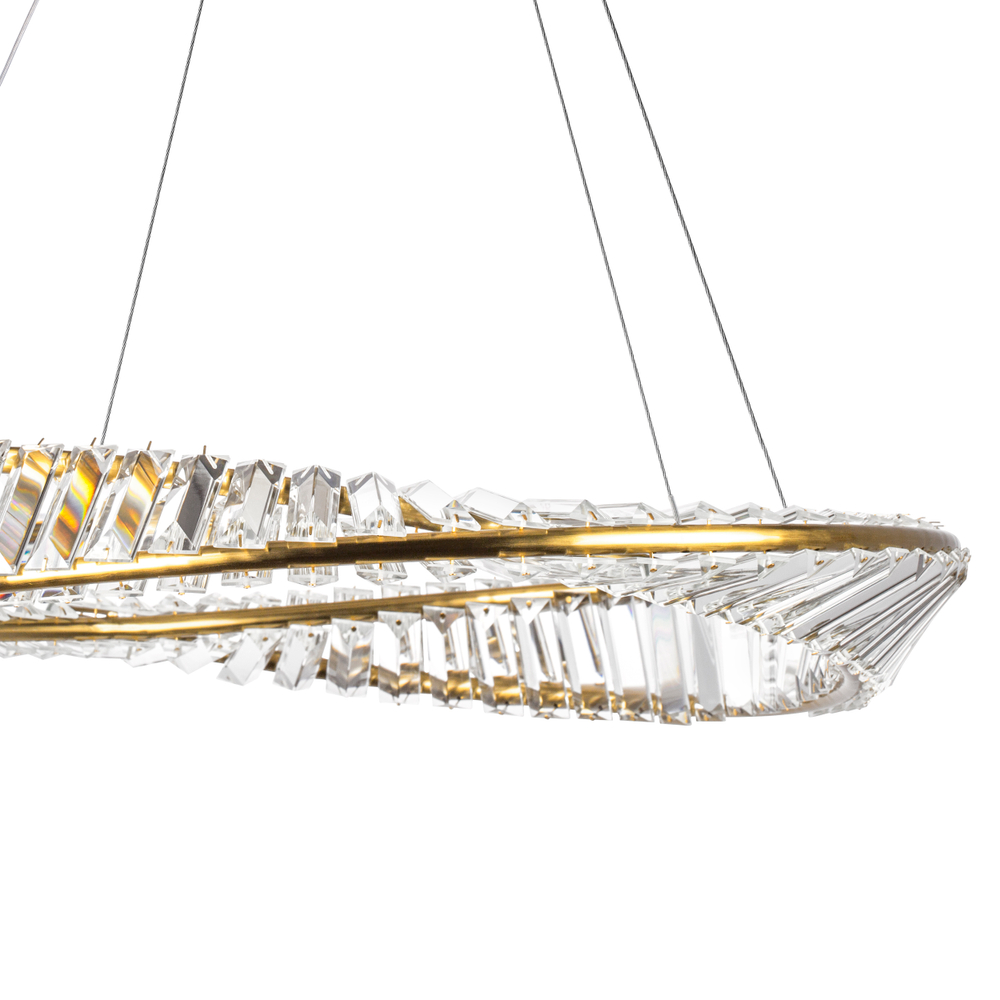 699063 Люстра VIDARE 28W LED 2380LM ЗОЛОТО 3000K IP20