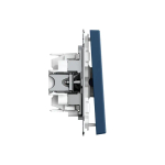 ARTGALLERY 1-клавишный ПЕРЕКЛЮЧАТЕЛЬ, 10АХ, механизм, быстрозажим. клем., АКВАМАРИН