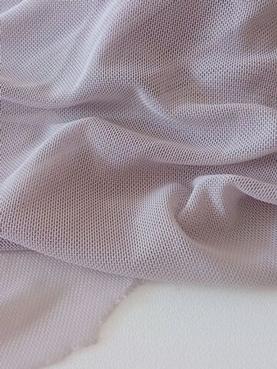 Сетка трикотажная эластичная. Цвет- Серый с оттенком розового