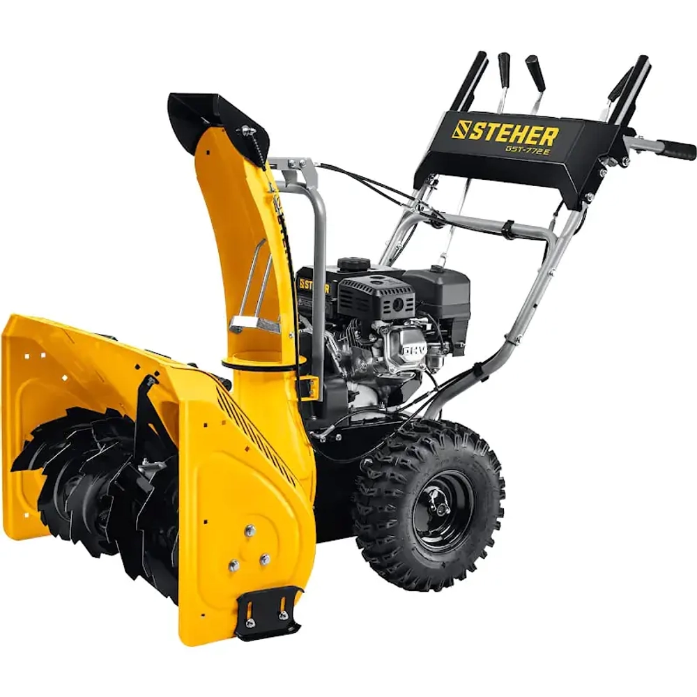 STEHER GST-772E снегоуборщик бензиновый 7 л.с. ковш 72 см, выброс 12 м, 6 вперед/2 назад