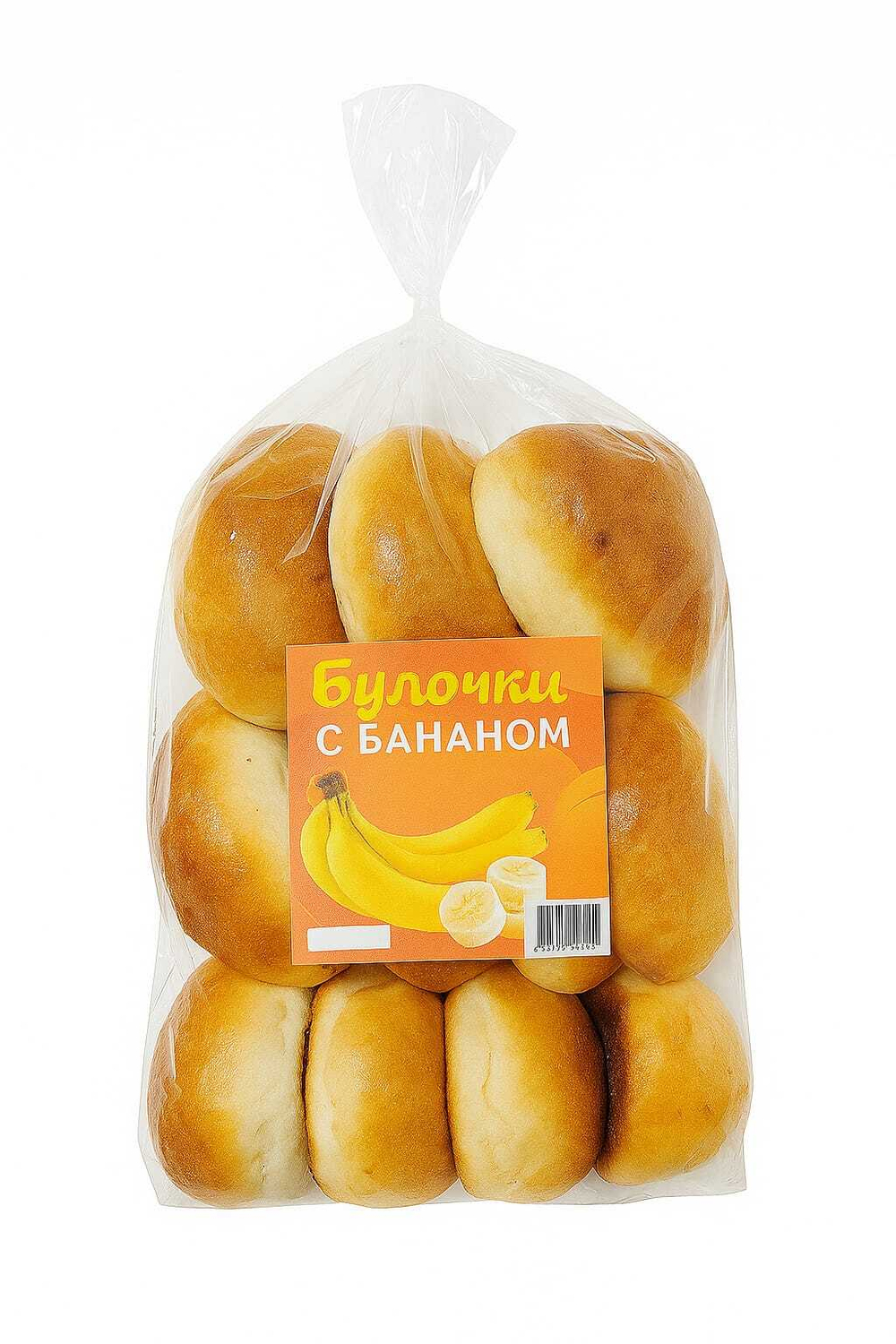 Булочка с банановым кремом