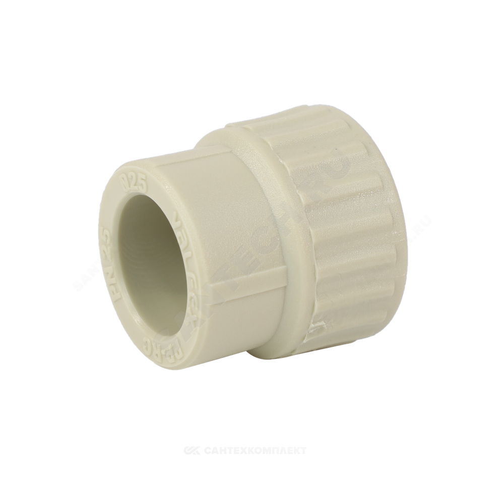 Муфта PP-R комбинированная серая Дн 25х1/2" ВР VALFEX 10129125Г