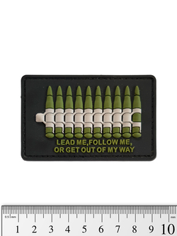 Шеврон Lead Me PVC. Олива