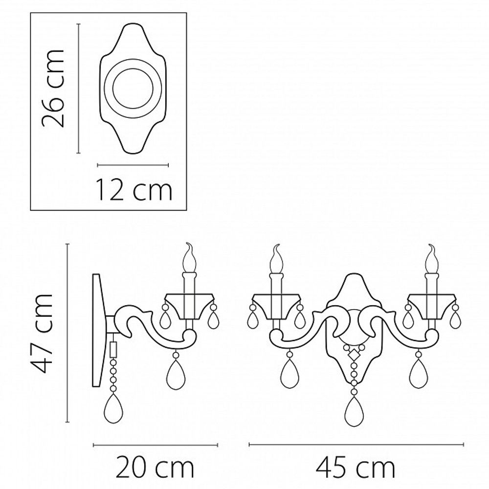 Бра Lightstar Ampollo 786622