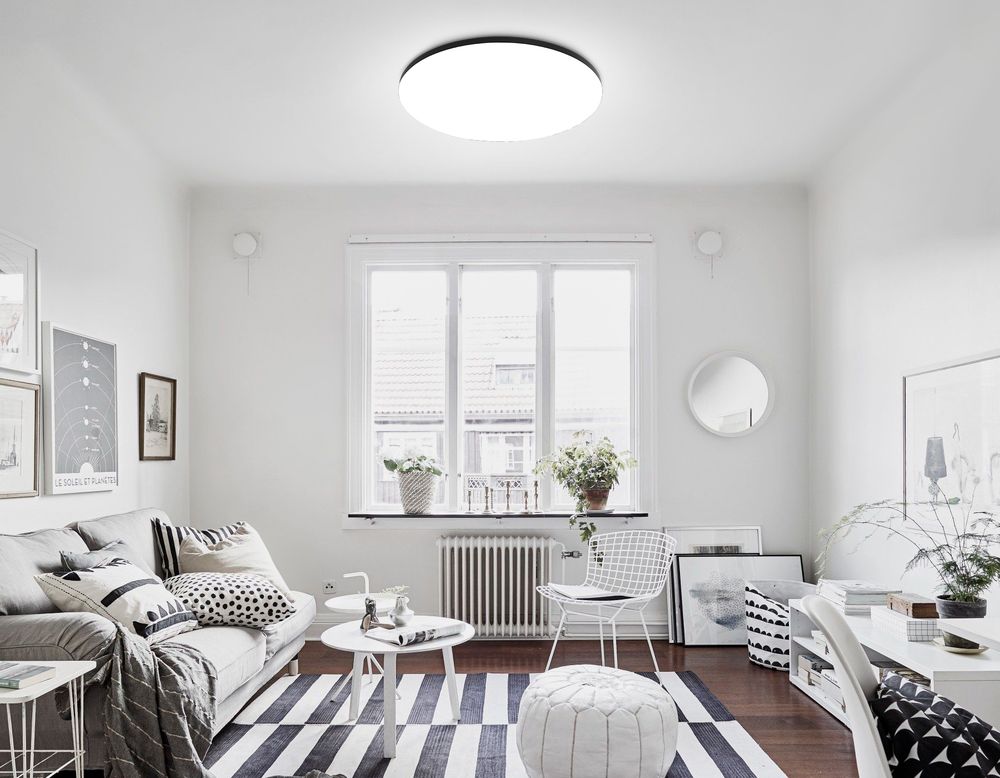 Ambrella Умный светодиодный светильник Smart Ambrella Light 30W с Wi-Fi, Яндекс Алисой, Tuya, Smart Home, Alexa и ИК пультом Dance FZ2006