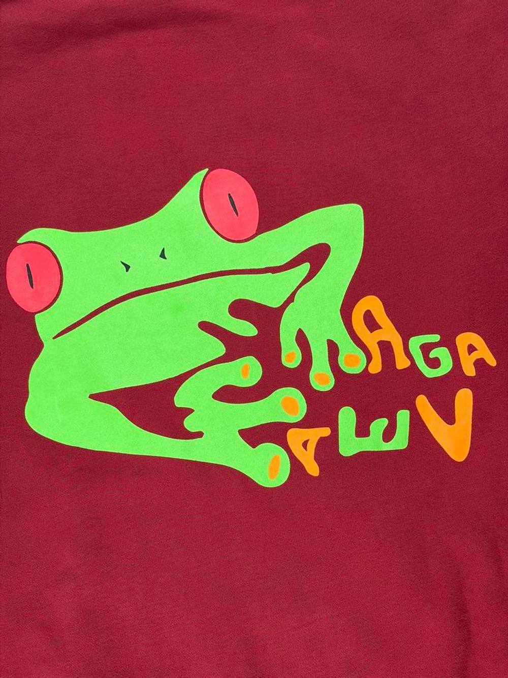 Худи Froggo red/wash красное
