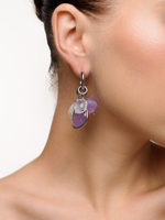 Серьги "Reflection pearl" Silver