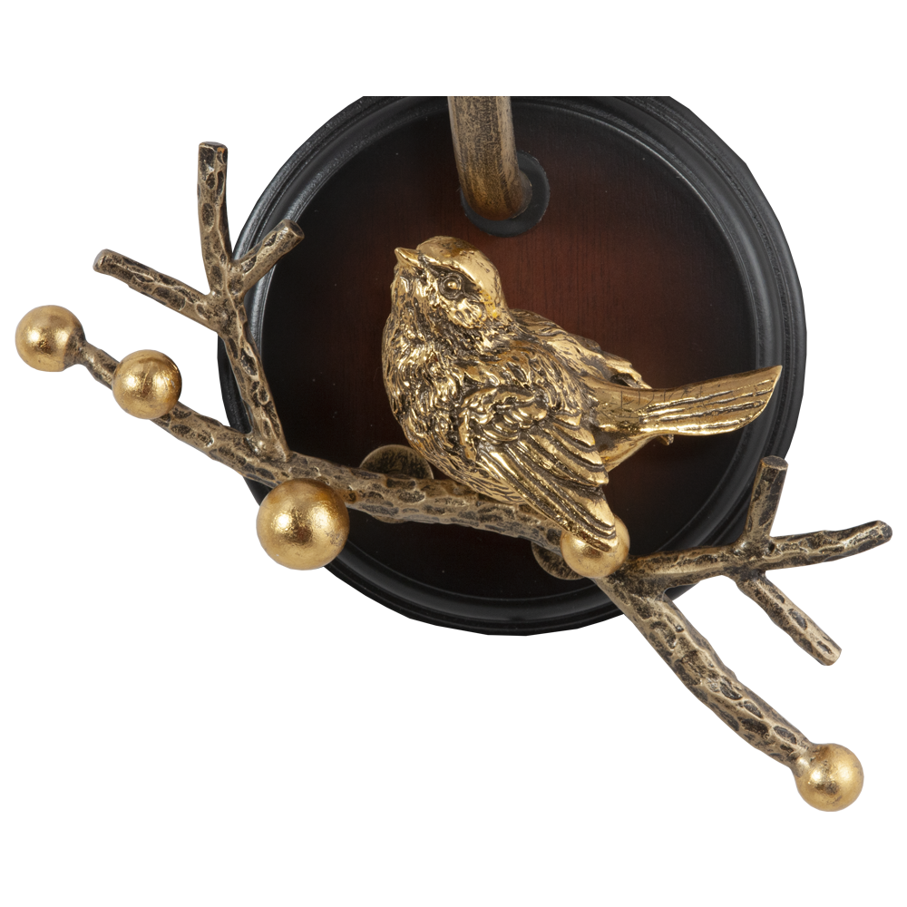 Бра настенный светильник Терра Каштан левое