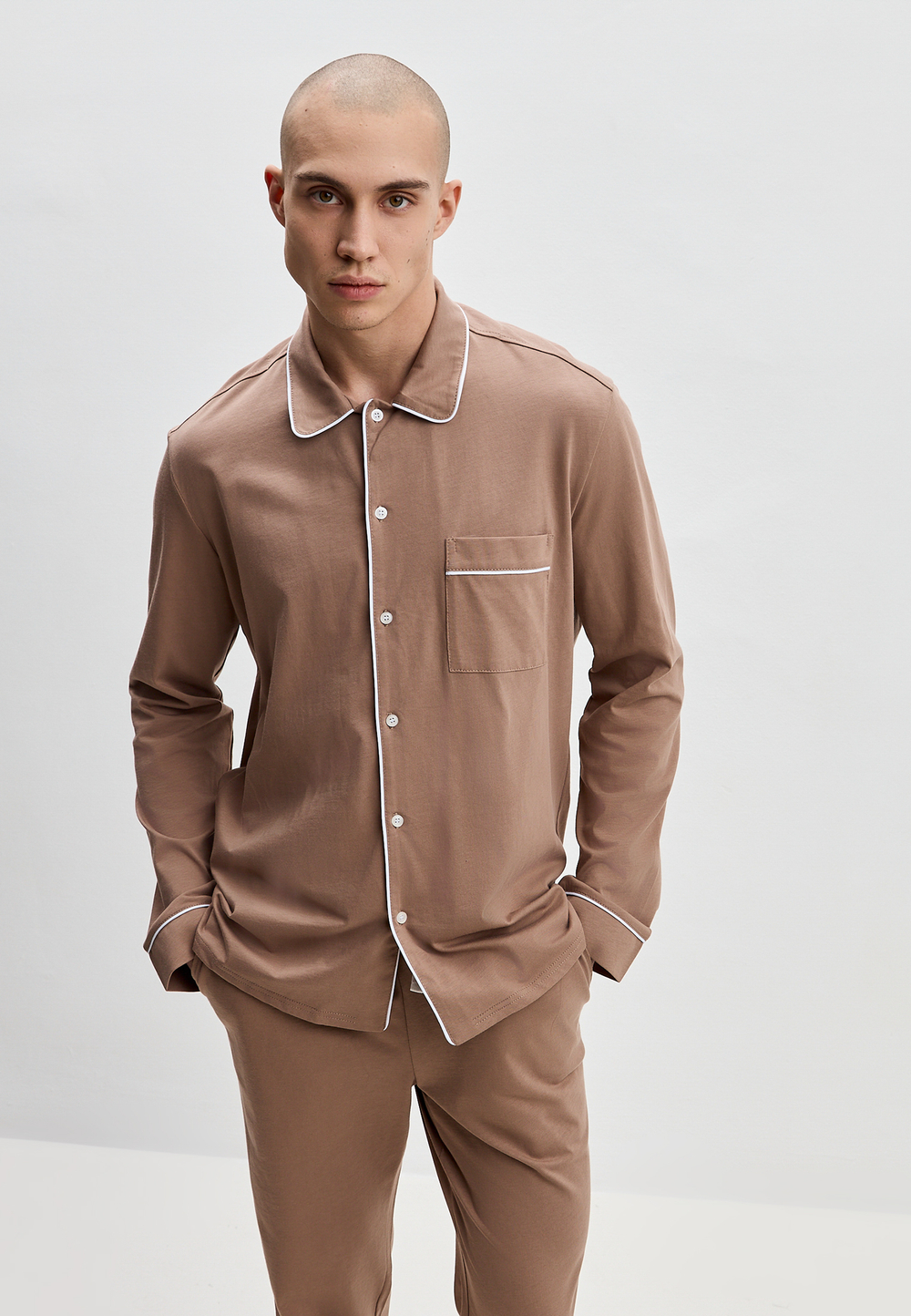 Пижама мужская Ihomewear Classic Men Beige