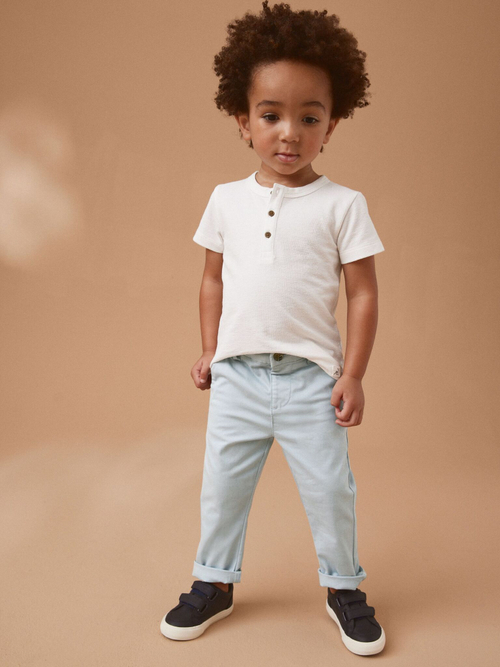 Брюки чинос для мальчика Next E44-884, Голубой