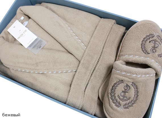 МИШЕЛЬ САЙЛИНГ махровый мужской халат Maison Dor