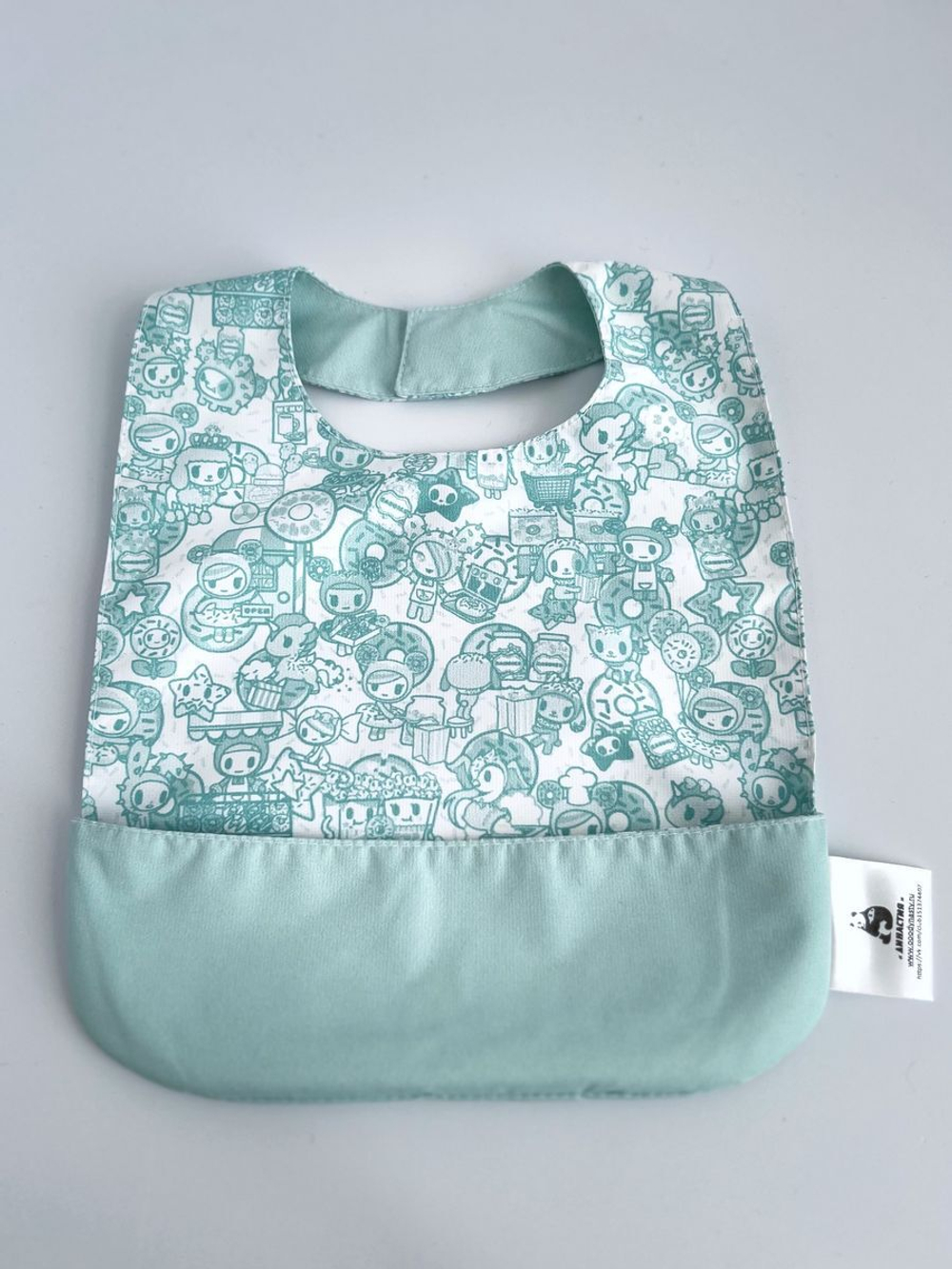 нагрудник непромокаемый двухсторонний для кормления