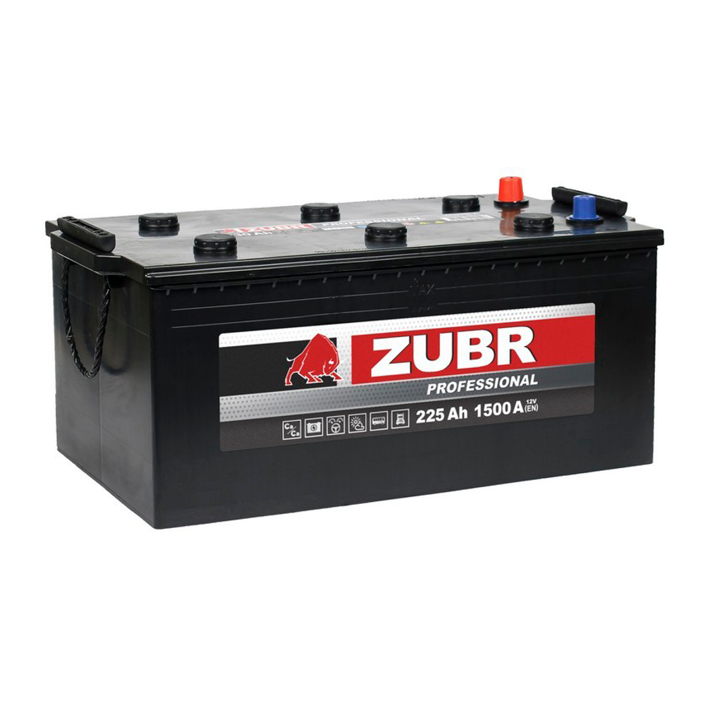 Аккумулятор ZUBR Professional (225Ah, 1500A, R+) ZPTC2254