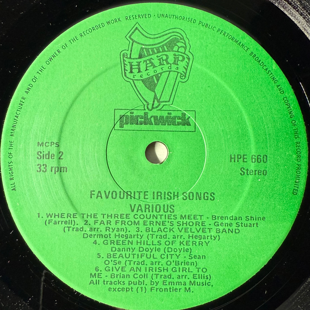 Favourite Irish Songs ‎– Favourite Irish Songs (Ирландия)