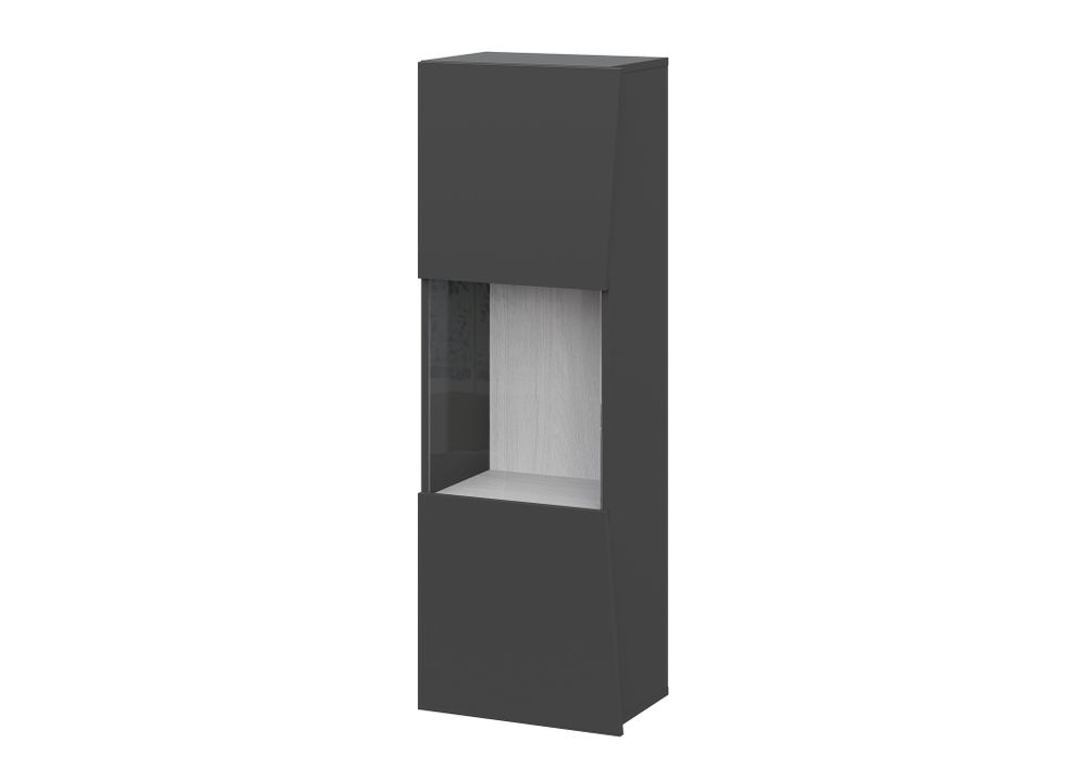 Оникс-13 пенал навесной Графит/анкор белый