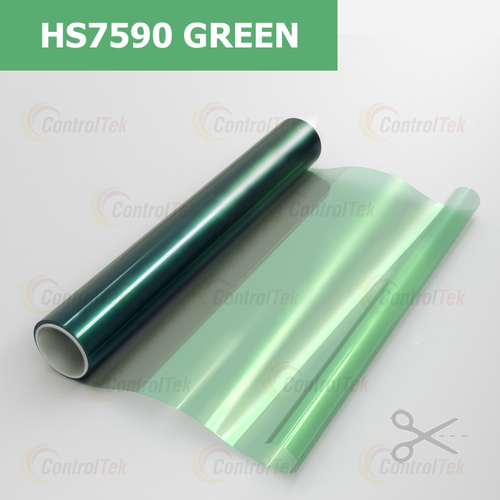 Пленка для окон атермальная ControlTek HS7590 GREEN, на отрез