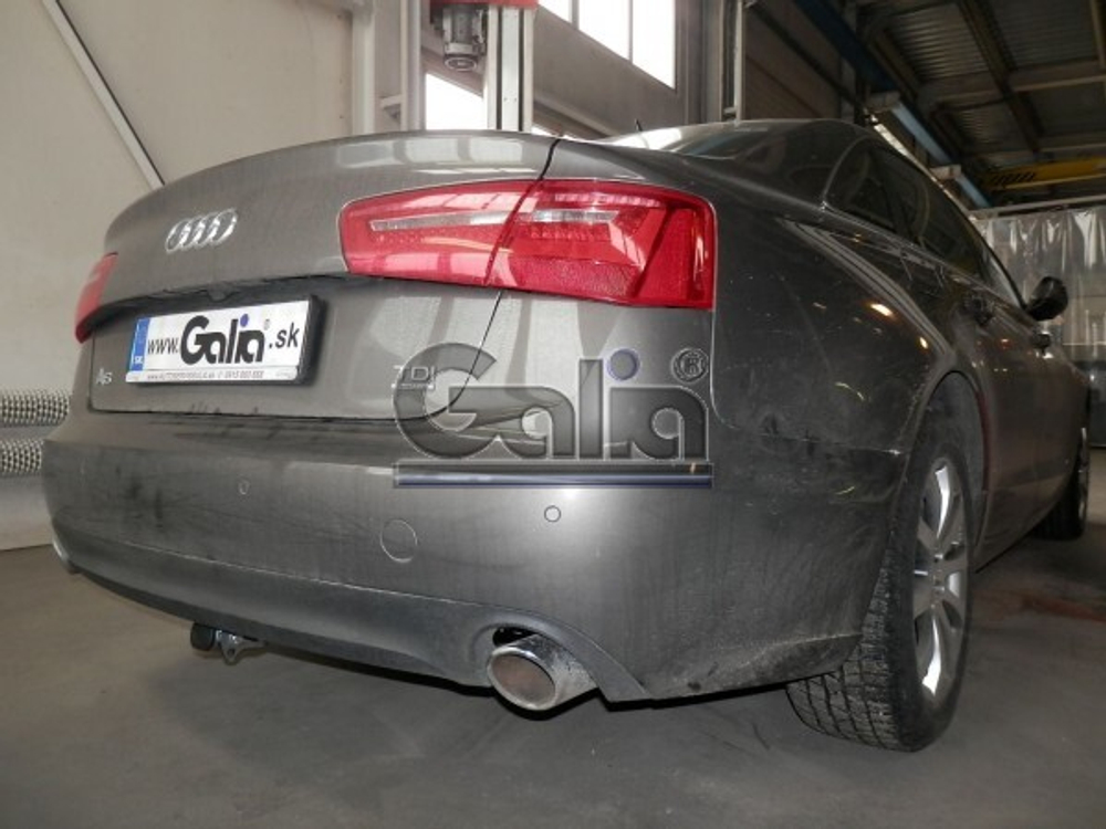 Фаркоп оцинкованный Galia A049A для Audi A6 седан/универсал 2011-2019, A6 Allroad 2012-, A7 Sportback 2011-2017(паспорт и сертификат в комплекте)(без электрики)