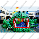 Коммерческий надувной батут "Большие крокодилы"