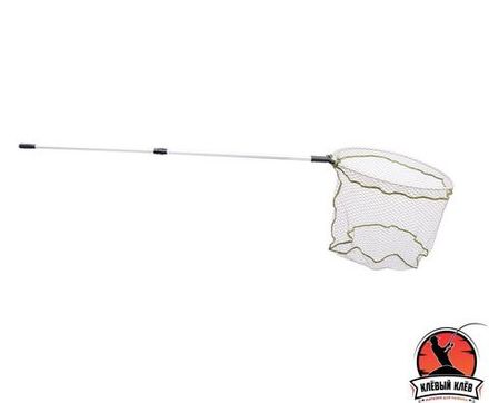 FLAGMAN Подсак складной теле 65х60см ручка 2,50м 2секции Rubber mesh