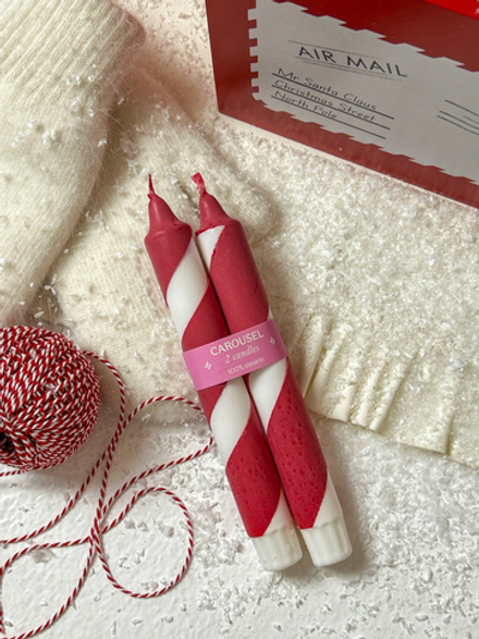 Набор из двух свечей Carousel Christmas