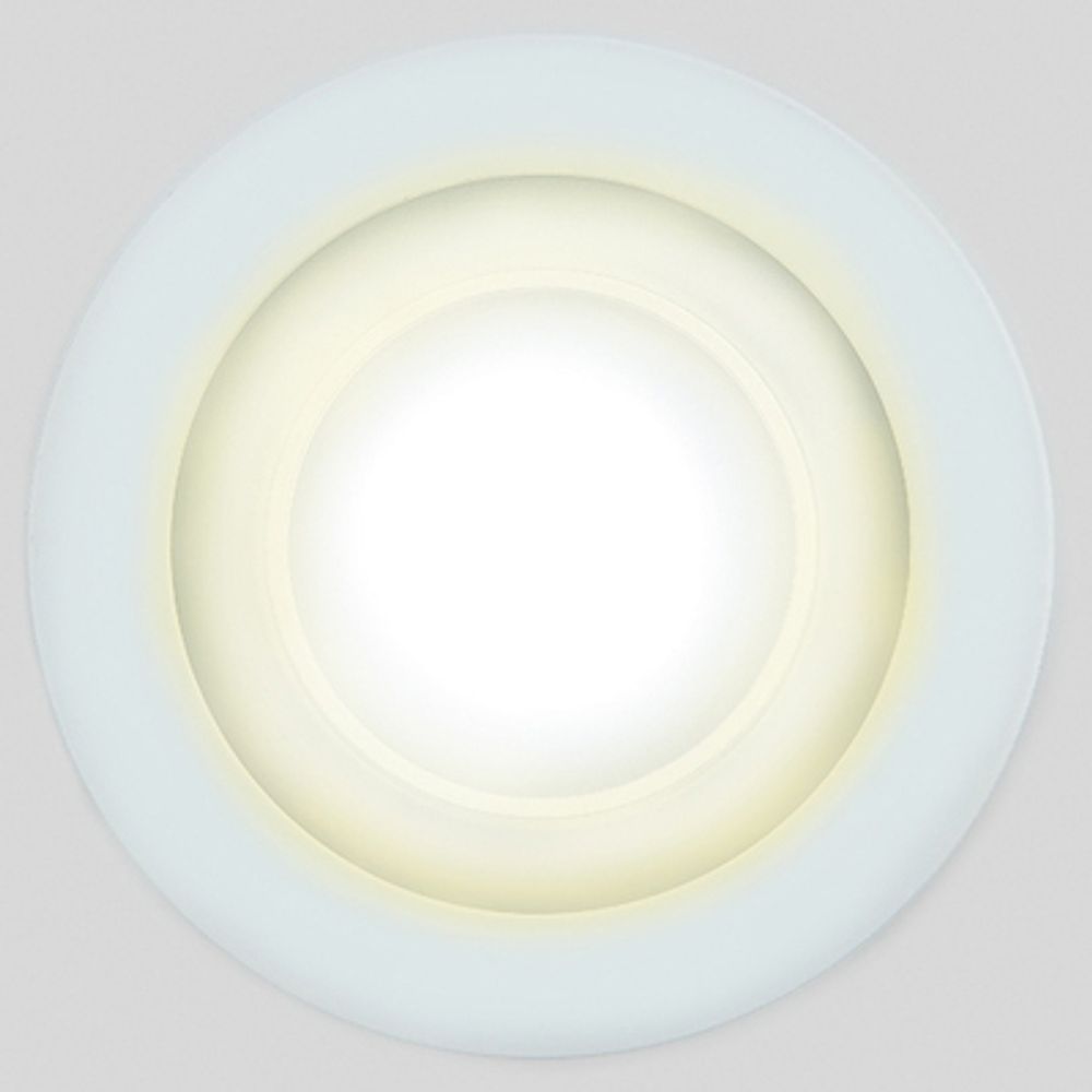 Светодиодный светильник DAYLIGHT S340/8+4 белый/теплый (3 режима) круглый без стекла (D155/A125)