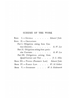 A Digest of English Civil Law. Book 1. — General | Jenks Edward; W. M. Geldart; R. W. Lee; W. S. Holdsworth; J. C. Miles