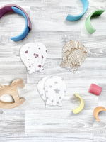 Рукавички-антицарапки Mjölk Кляксы/Palm Tree/Звёзды, сет из 3х пар